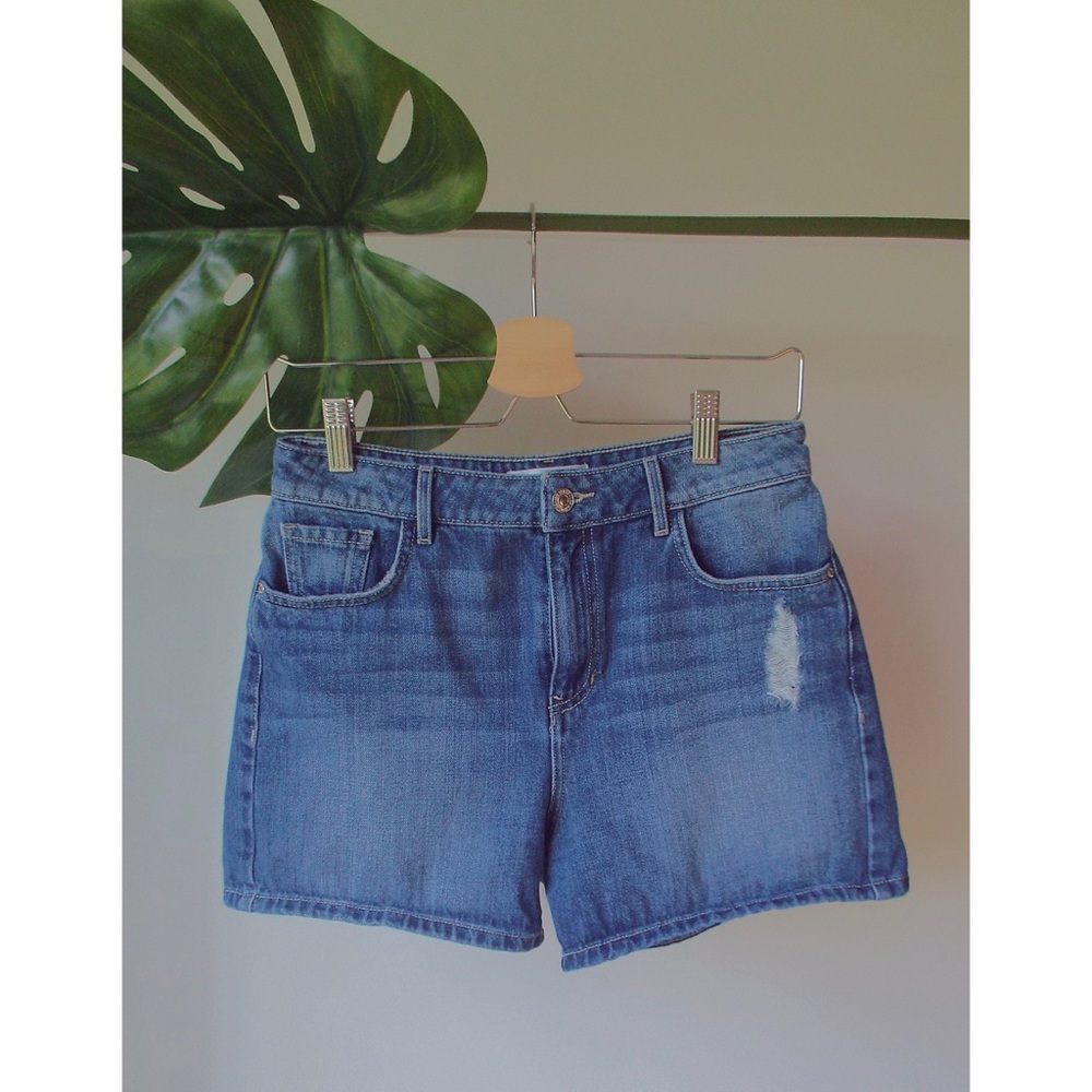 High Rise Jean Shorts - Picture 2 of 2